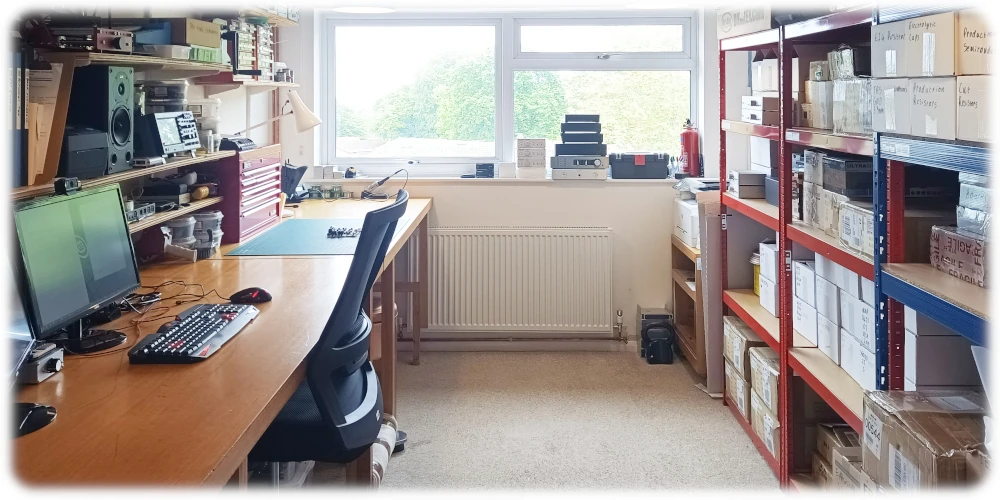 Classic Audio Ltd. workshop in Rainham, Kent