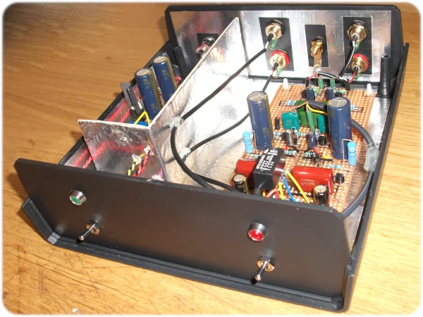 Discrete phonostage by Michael Fidler