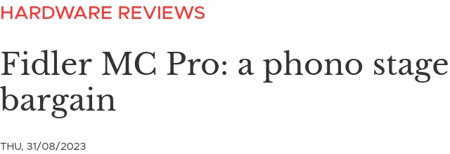 MC PRO in The Ear review magazine