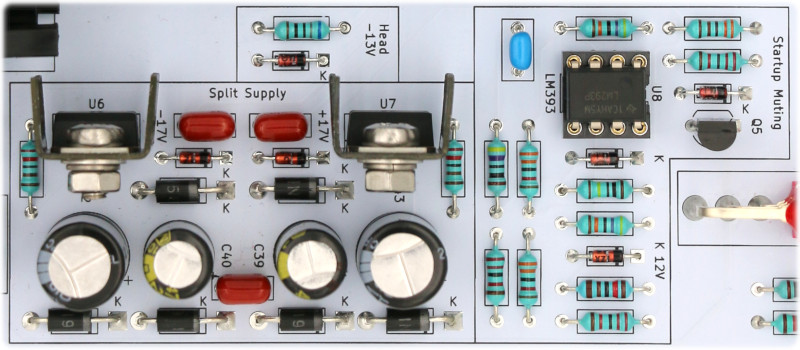 Split power supply PCB