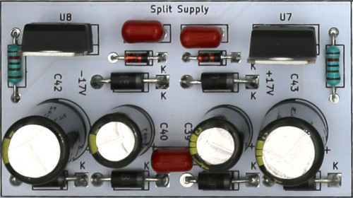 Split power supply PCB