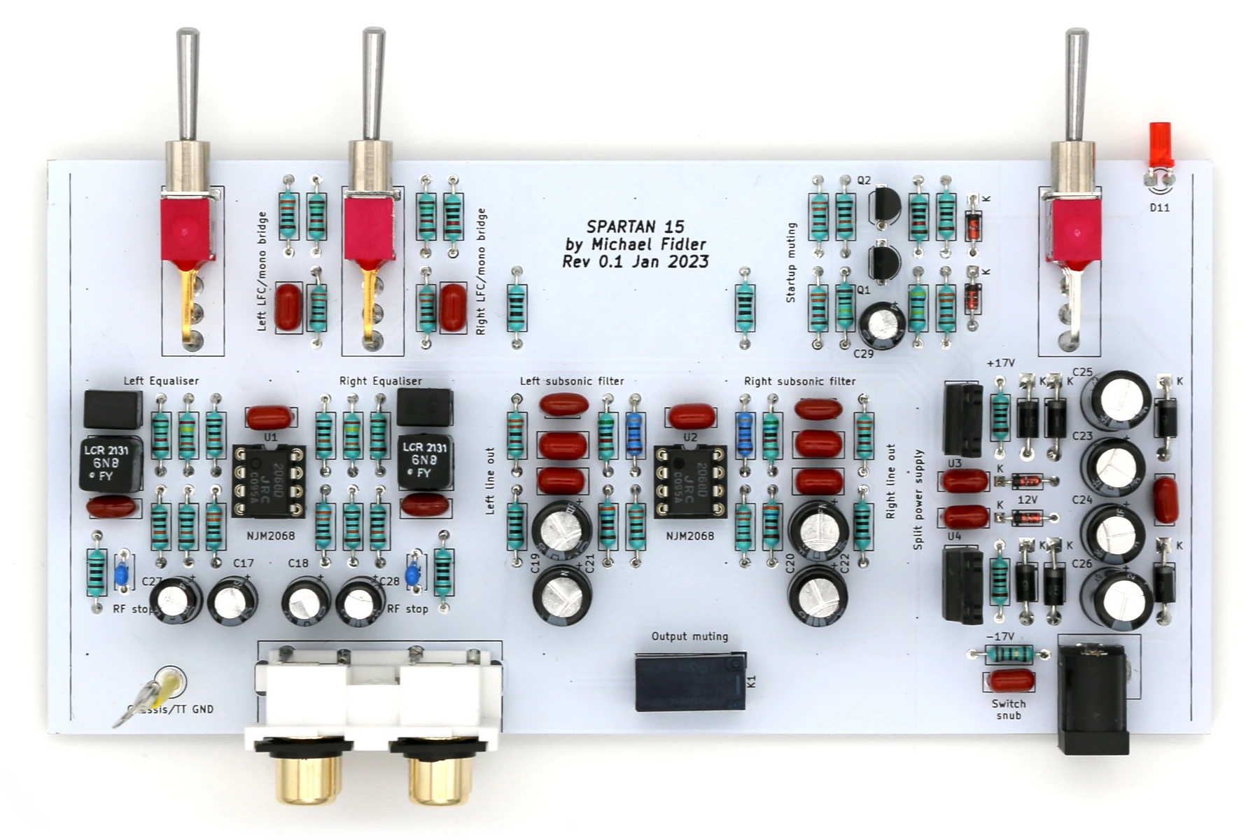 SPARTAN 15 PCB layout